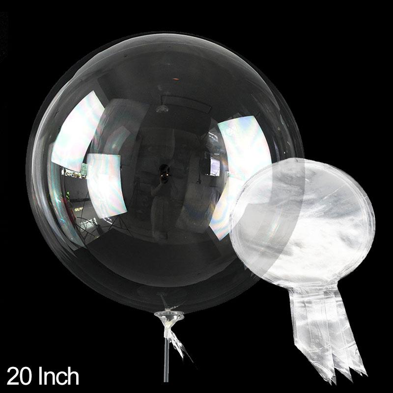 Transparent Popo Bubble Balloon Transparent Inflatable Helium Balloon Wedding Birthday Party Decoration Large Transparent Balloo
