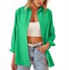 Long Sleeve Casual Blouse Fashion Women 2023 Autumn Loose Cardigan Shirt White Tops Loose Clothes Women Elegant  28886