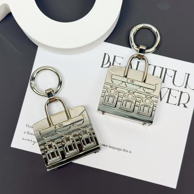 New Mini House Small Bag Metal Bag Pendant Jewelry Lock Head Pendant Car Car Pendant Keychain