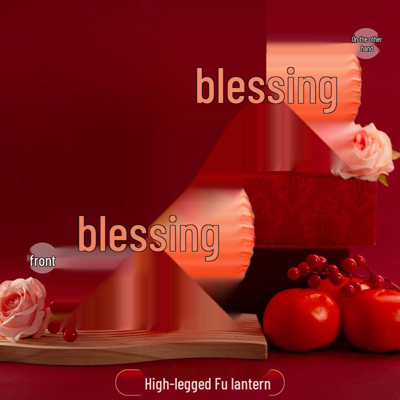 Double Happiness Chinese Wedding Room Decoration Set with Lanterns & Honeycomb Ornaments for Bedroom Photo Props