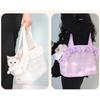 Spitzen-Katzen-Handtasche Welpen-Tragetasche Hunde-Haustier-Umhängetaschen für kleine Mini-Hunde