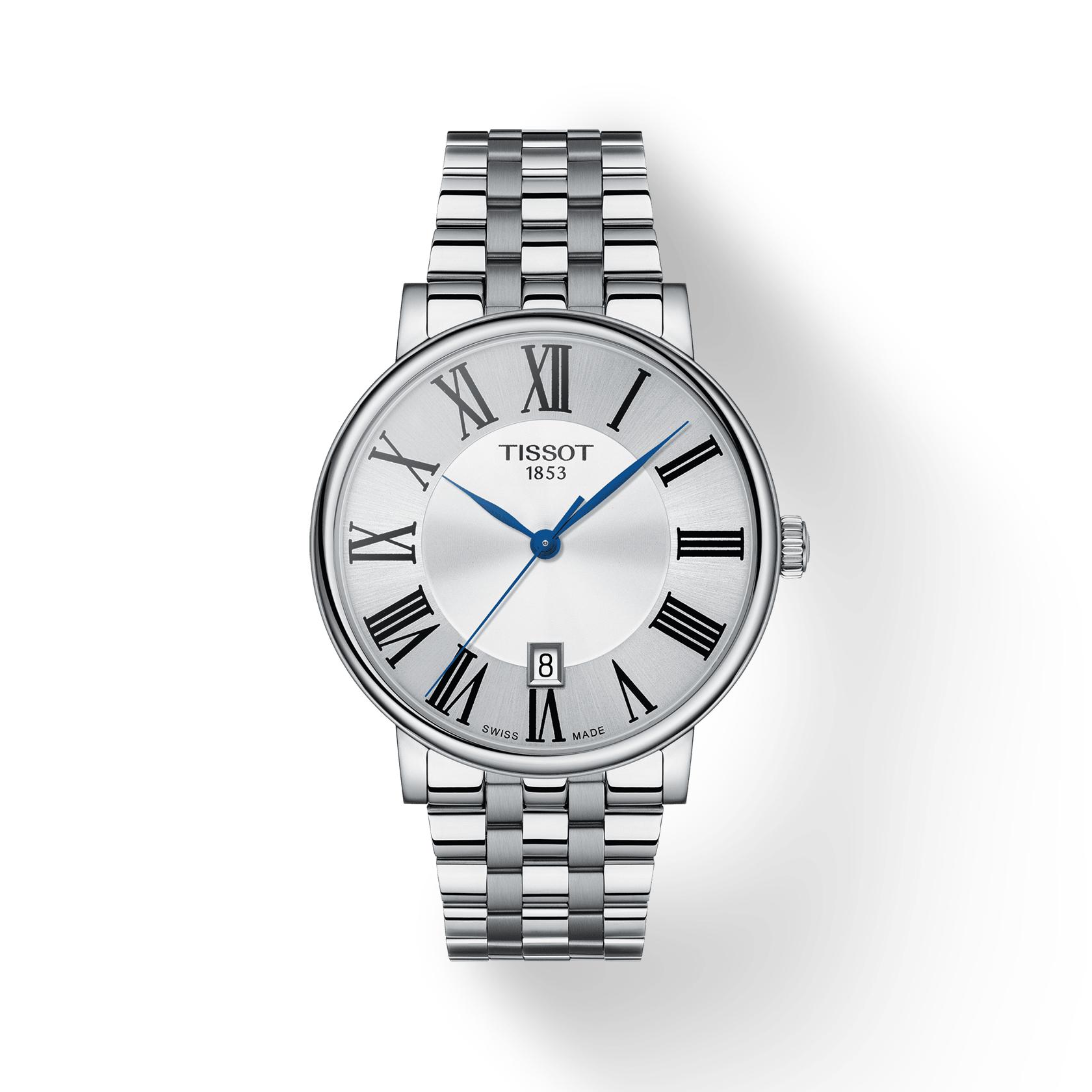 Tissot Stainless Steel silver Dial Men s Fashion Watch T122.410.11.033.00 серебряный