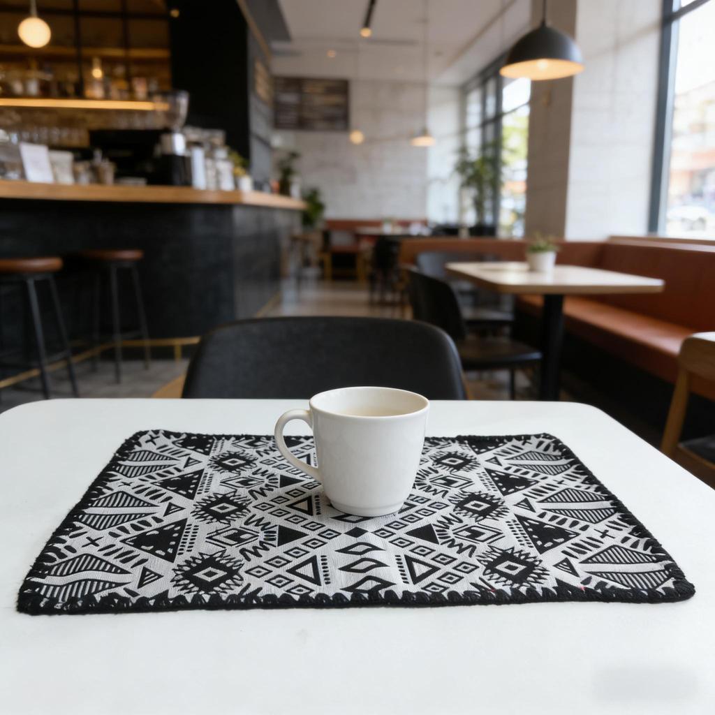 Cotton Linen Table Mats 12 x 18 Inch Washable Durable Easy Clean for Dining Table Kitchen Home Party Festival Decor Rectangular Farmhouse Placemats