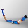 MT15 R15 V3 V4 V4 Sistema di Scarico per Moto Tubo in Acciaio Inossidabile Tubo di Testa 2017-2025