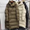 Womens Long Winter Down Coat With Hood Thick Warm Duck Jacket Oversized Loose Fit Daily Wear