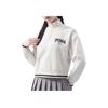 Puma Sports Lifestyle Series Lässiges Kurzarm-Stehkragen-Langarm-Sweatshirt Damen-Sweatshirt Weiß 681524-87