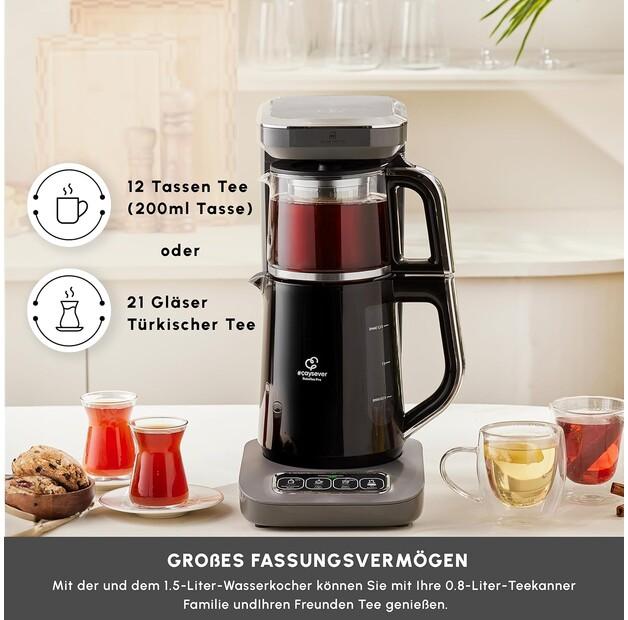 Чайник Karaca Caysever Robotea Pro 4 в 1 серый (153.09.01.1243)