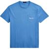 Polo Slim Fit Logo Print Short Sleeve T-Shirt Men Tops Blue 710P00084-001