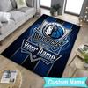 Custom NameMAVERICKS BASKETBALL TEAM Carpet, Indoor Rug, Chair Rug, Living Rooms, Doormat Made From Polyester Home Decor Birthday Christmas Gifts