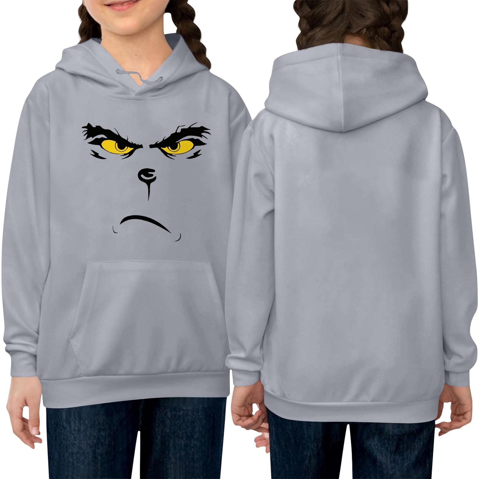 

Дитяча толстовка з довгим рукавом Повсякденна толстовка з капюшоном Зручна вільна легка дитяча толстовка 160