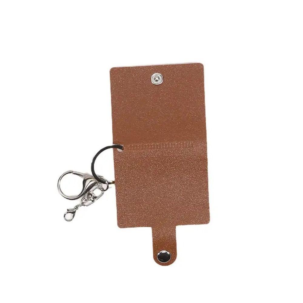 2 Inch Photo Album Keychain DIY Wallet Photo Card Holder Portable Mini Photo Album  Bag Charm