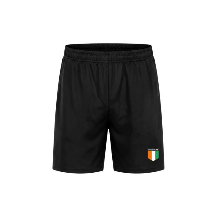 Ensemble de Foot - NPZ - Style Côte d'Ivoire - Maillot blanc - Short noir - Respirant