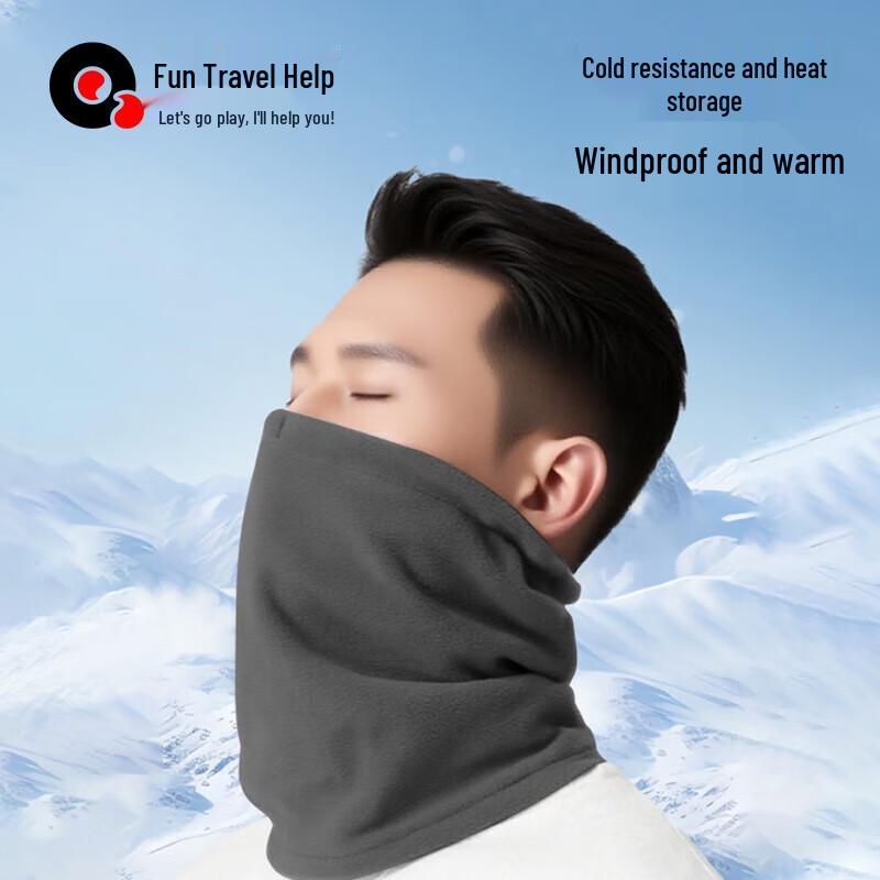 

Quyoubang Ветрозащитный флисовый бафф для шеи для катания на лыжах и велосипеде