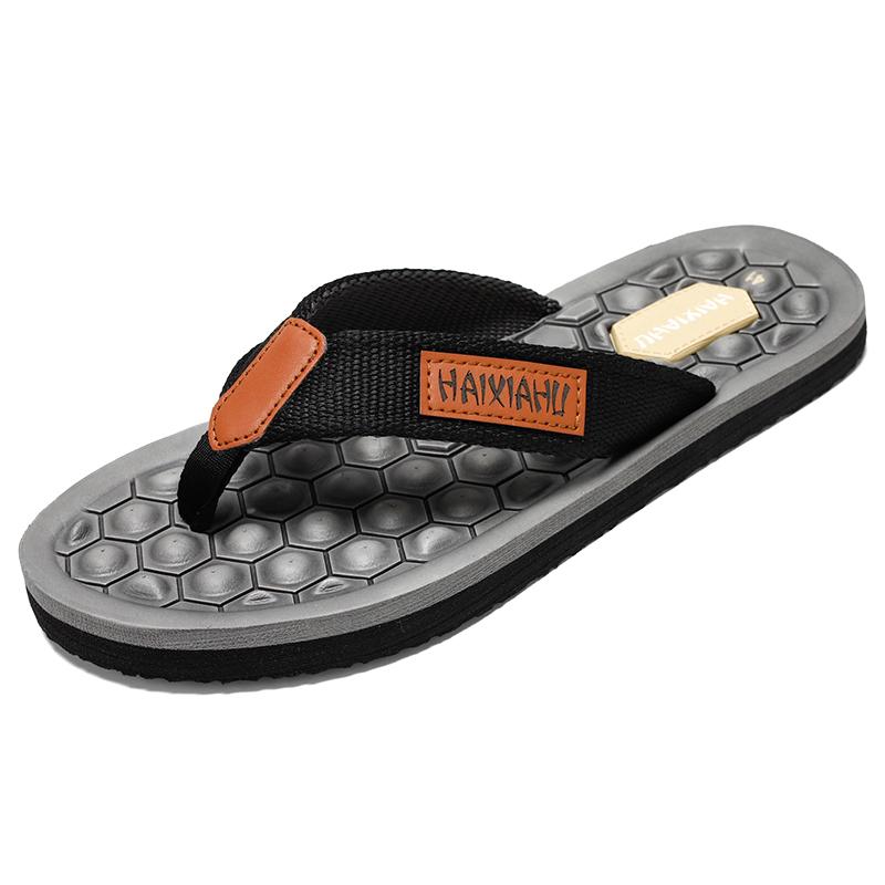 

Designer new men s outdoor non-slip casual lightweight flip-flops beach sandals home men s shoes bathroom flip-flops 39