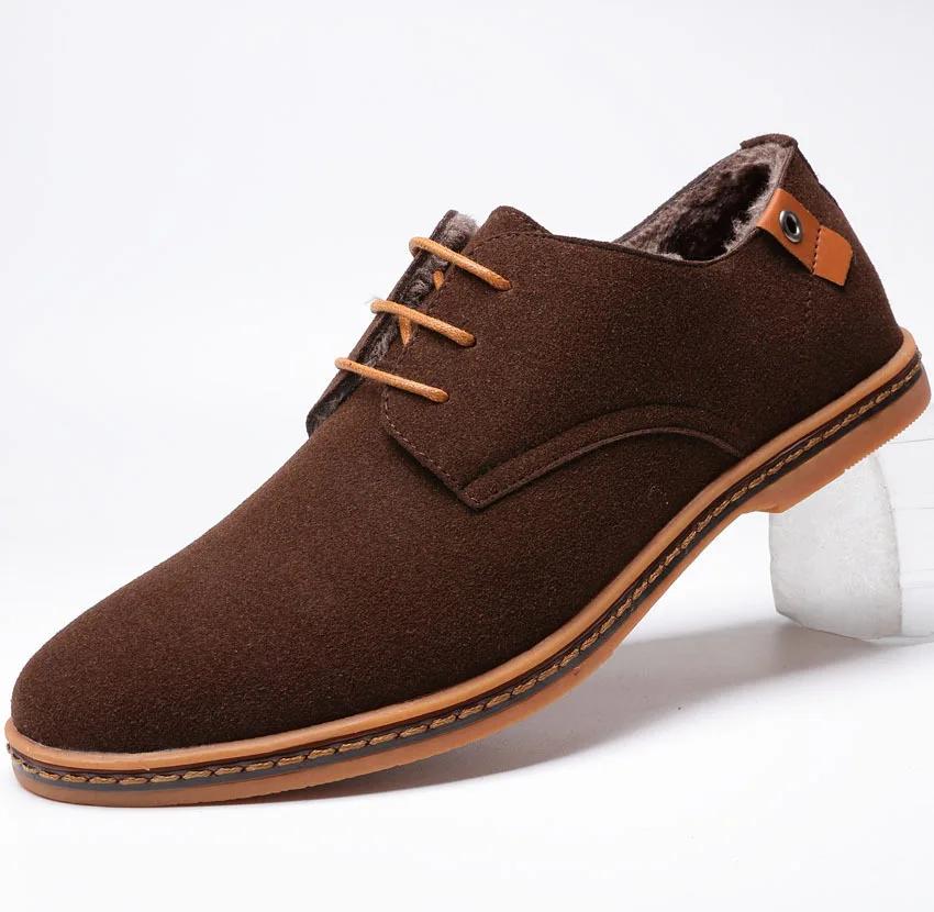 Marke  Frühling Große Größe 38-46 Wildleder Herrenschuhe Oxford Casual Klassische Sneakers Für Männlich Bequemes Schuhwerk