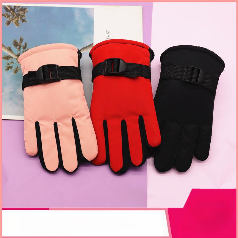 

Детская ветрозащитная езда и катание на лыжах с флисовыми холодными теплыми перчатками