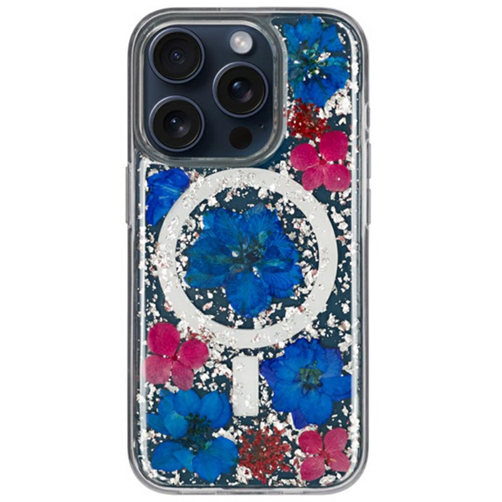 

Чехол KZDOO Серия Mag Flowers для iPhone 16 Pro Max, Совместимый с MagSafe, Противоударный, Из ТПУ+ПК, Чехол для телефона F