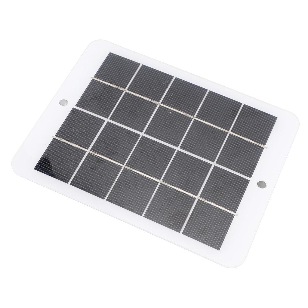 Solar Panel Charge with Mountaineering Buckle 3W Portable Outdoor Power for Camping Hiking Emergency