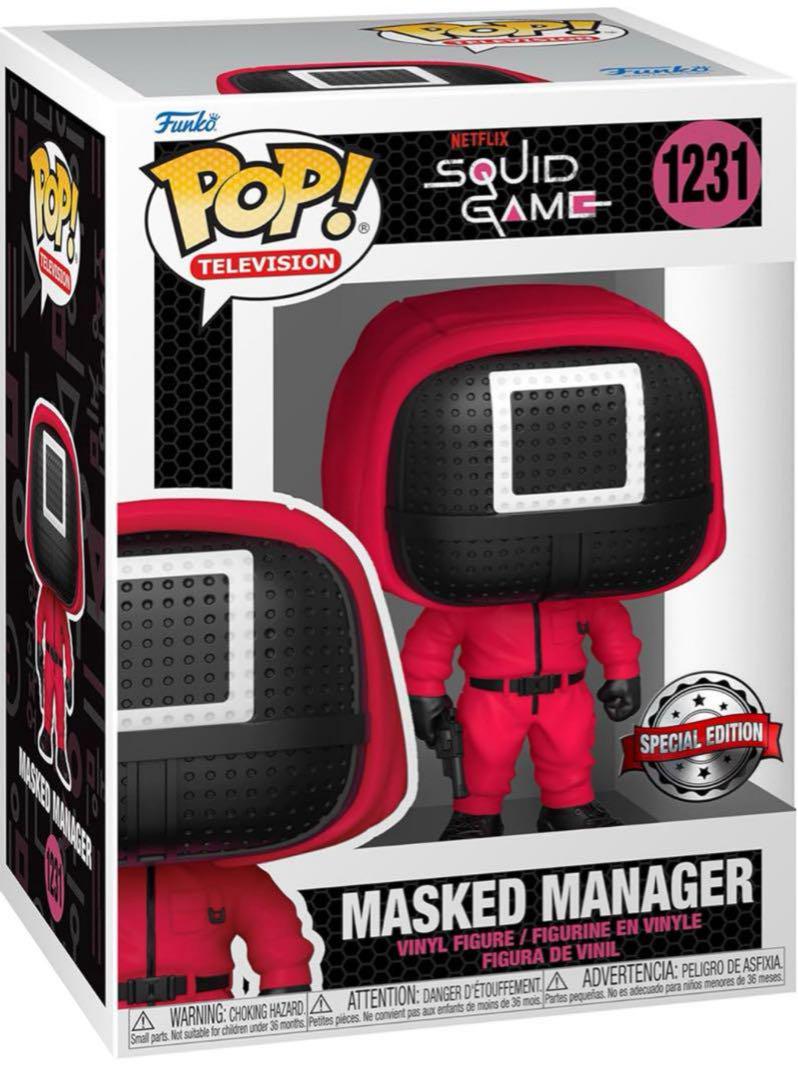 

[Б/У] FUNKO POP ИГРА В КАЛЬМАРА МАСКА Игра в кальмара Фигурка Funko