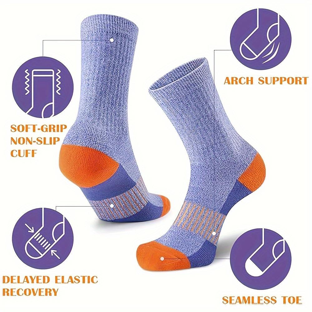 5 Pairs Women's Elegant Solid Color Mid-Calf Sports Socks - Breathable Moisture-Wicking Casual Athletic Socks for Spring & Autumn, Cute Socks
