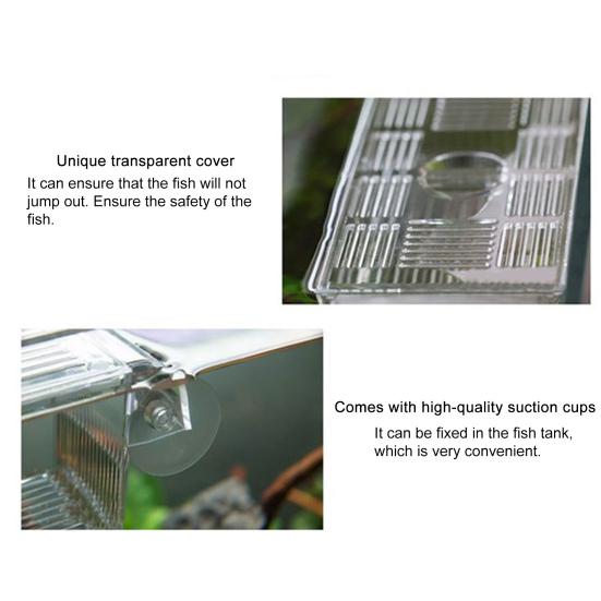 Aquarium Hatching Incubators Large Space Double Layer Transparent Plastic Fish Tank Breeding Isolation