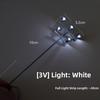 3V 12V Miniature Simulation Street Tower Lights White Light/warm Light 125.54mm Sand Table Elevated Lighthouse