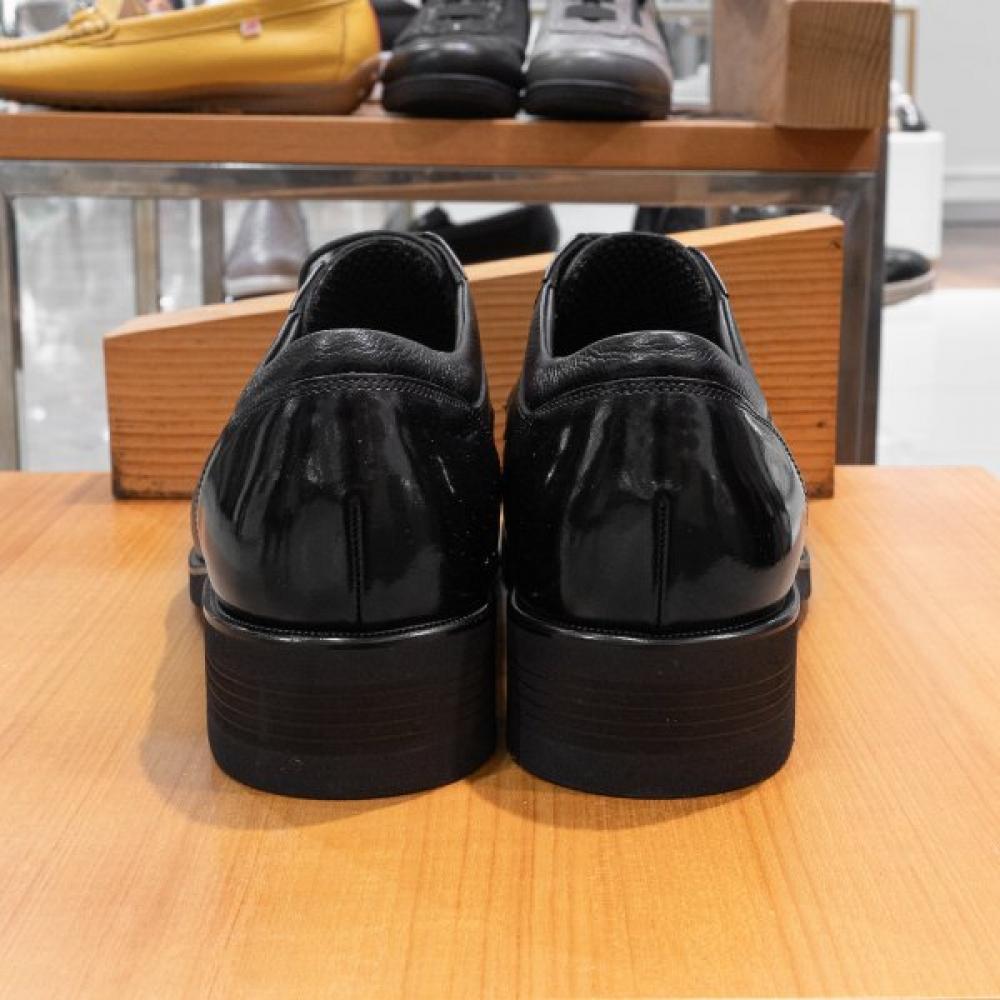 VAINER Herren S Premium Anzugschuhe Schwarz+Muster 1f30