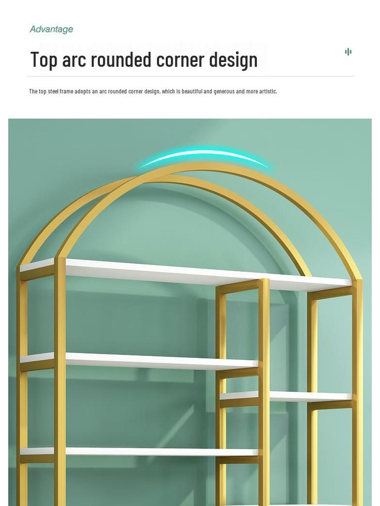 Beauty Salon Display Cabinet and Shelves for Cosmetics