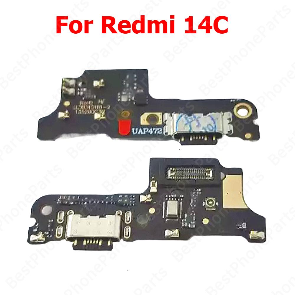 

Charge Board For Xiaomi Redmi 14C 13 13C 12 12C 10 2022 Prime 10A 10C 10X 4G 5G Charging Port Usb Connector PCB Dock Plate Parts Redmi 14C