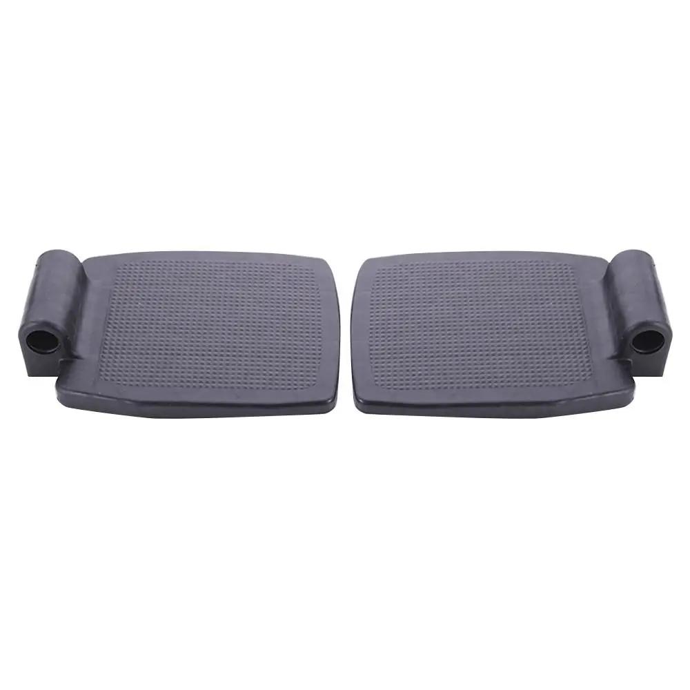 1 Paar Rutschfestes Rollstuhlfußstützpedal Ersatz mit Beinstange Rollstuhlfußplatte Fußpolster Pedal Rollstuhl Zubehör