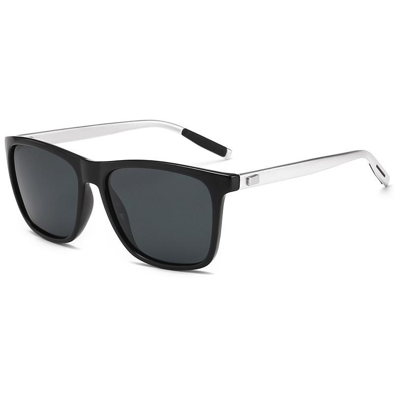 Classic Square Polarized Sunglasses Men Brand Designer Aluminum Magnesium Sun Glasses For Male Fashion Outdoor Shades