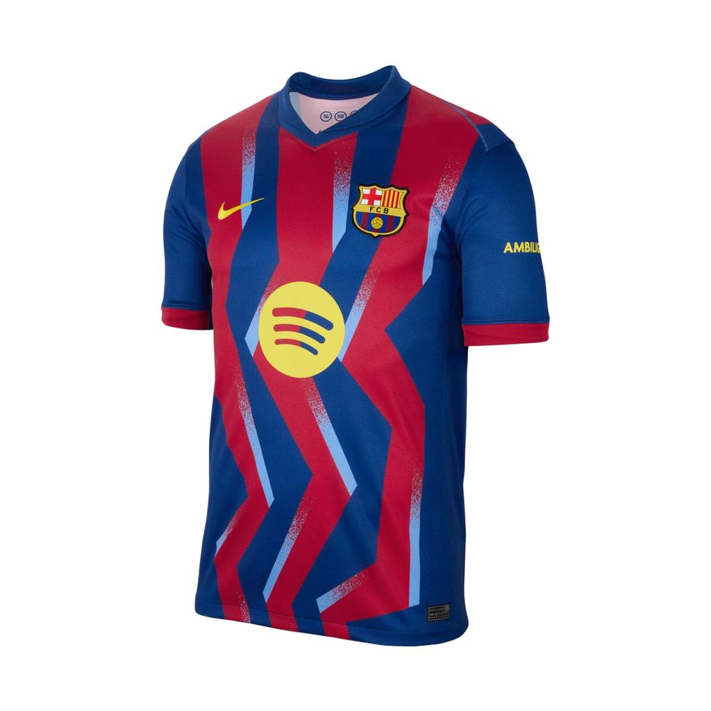 Nike Fan Sürümü 25/26 Sezon Barcelona Üçüncü Deplasman Rahat Harfli Kısa Kollu Futbol Forması Erkek Gömlekleri FZ1304-432