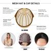 ALAN EATON Long Wave Platinum Blonde Synthetic Wigs Hairline Part Lace Wigs Natural Daily Wedding Hairstyle Wigs for White Women