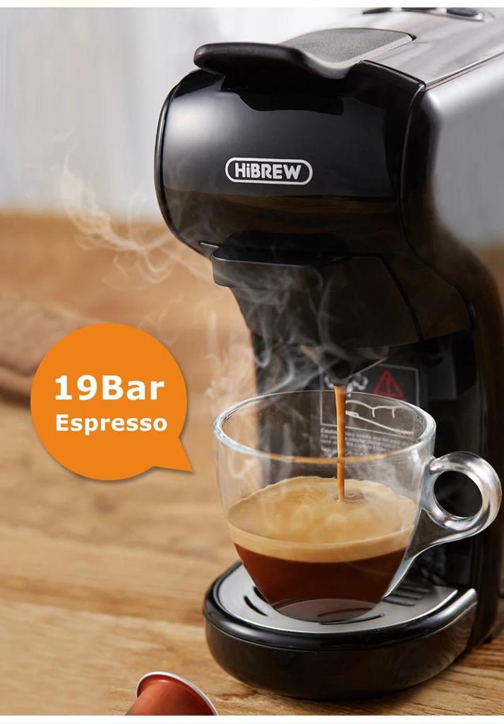 HiBREW H1A 220V Coffee machine espresso cold and hot extraction compatible multi-capsule small