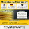 Microfiber Madness VITRIA Glass Highly 340GSM Waffle Professional Car Wash Microfiber Glass Towel for Cars and Mirrors Towel, 40x40cm, Absorbent,