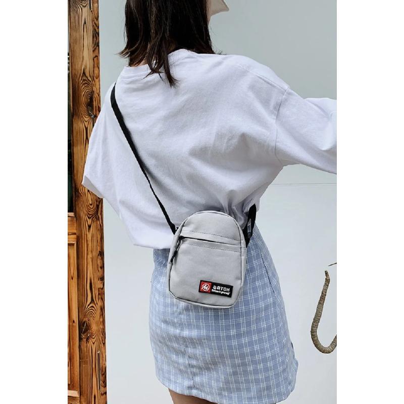Neue trendige Umhängetaschen für Damen, Herren, Studenten, vielseitige Schultertaschen, mobile Canvas-Tasche, multifunktionale Aufbewahrungstaschen