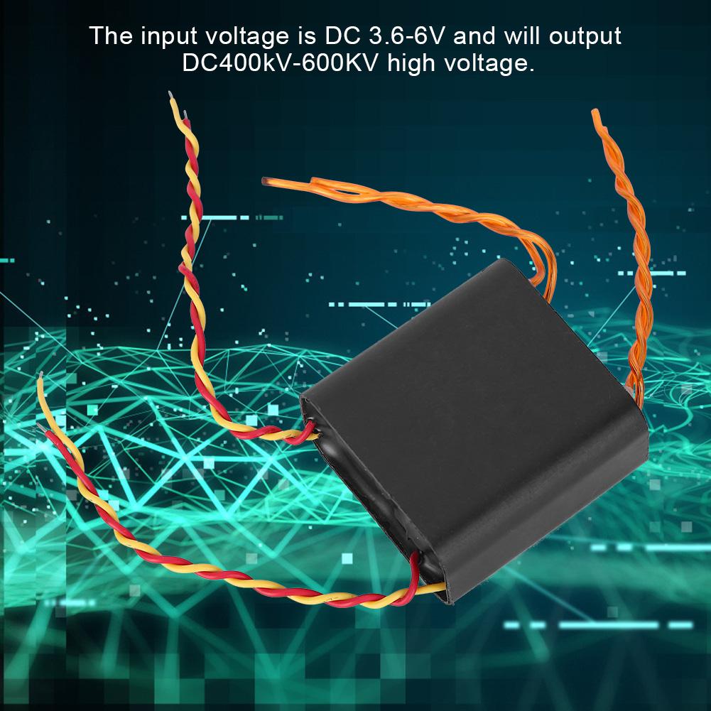Generator de Înaltă Tensiune DC 3.66V 600KV Arc Dublu Boost Step Up Modul de Alimentare Transformator