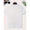 Men'S Summer Short-Sleeve T-Shirts Featuring Stylish Prints, Trendy Casual Tops for Young Males Suitable for Spring And Summer