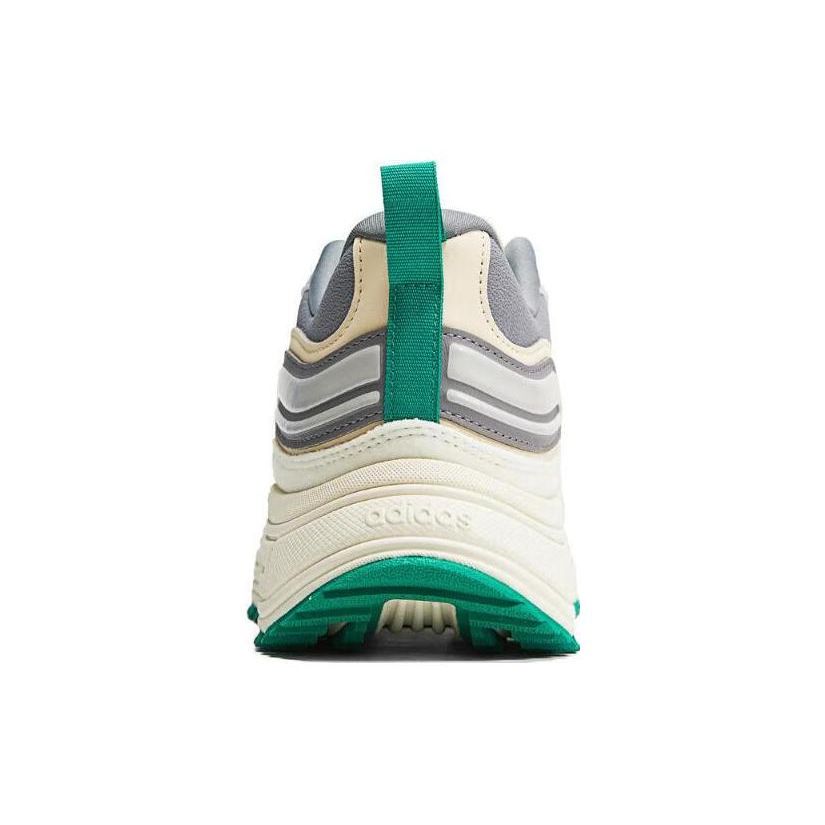 Adidas Neo Fantasy Flow Woven Classic Slip-Resistant Durable Lightweight Low-Top Casual Shoes Unisex Casual Shoes Gray Green HQ4606