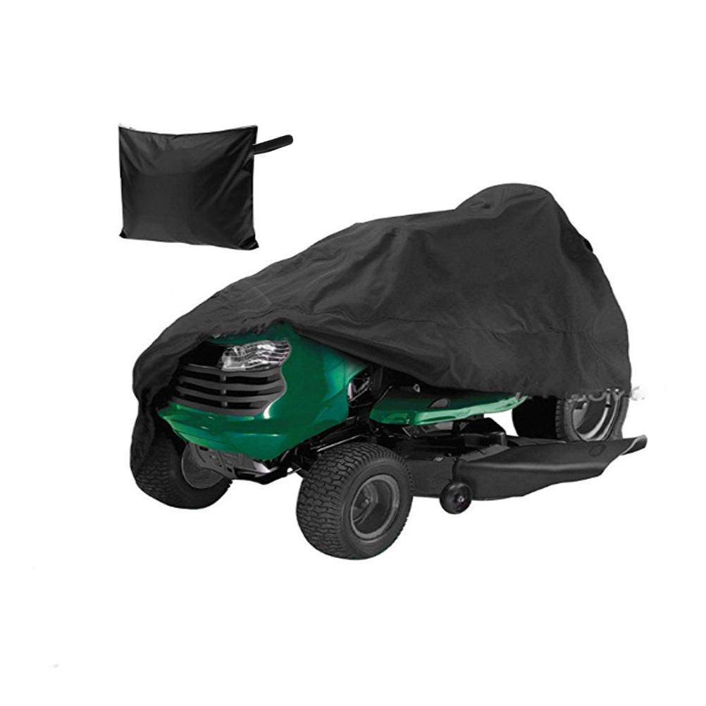 Outdoors Lawn Mower Cover Tractor Cover Riding Lawn Mower Cover with Drawstring and Storage Bag