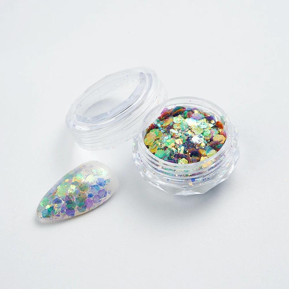 

BEPAN Box-packed Glitter for Nails Shell Fragment Nail Art Decoration Decoracao Para Unhas DIY Glitter Nail Art Tool Nails Accessories