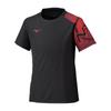 Volleyball wear N-XT Short-sleeved training jacket/windbreaker shirt for club activities V2MEC000 Unisex Black/Red XL