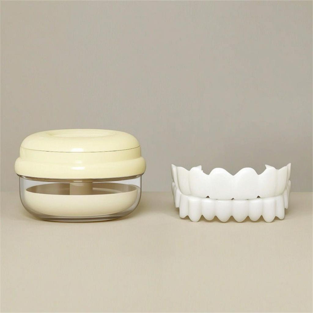 Resin Veneers Comfortable Dentures Tooth Cover Removable Reusable Upper Lower Automatic Lifting
