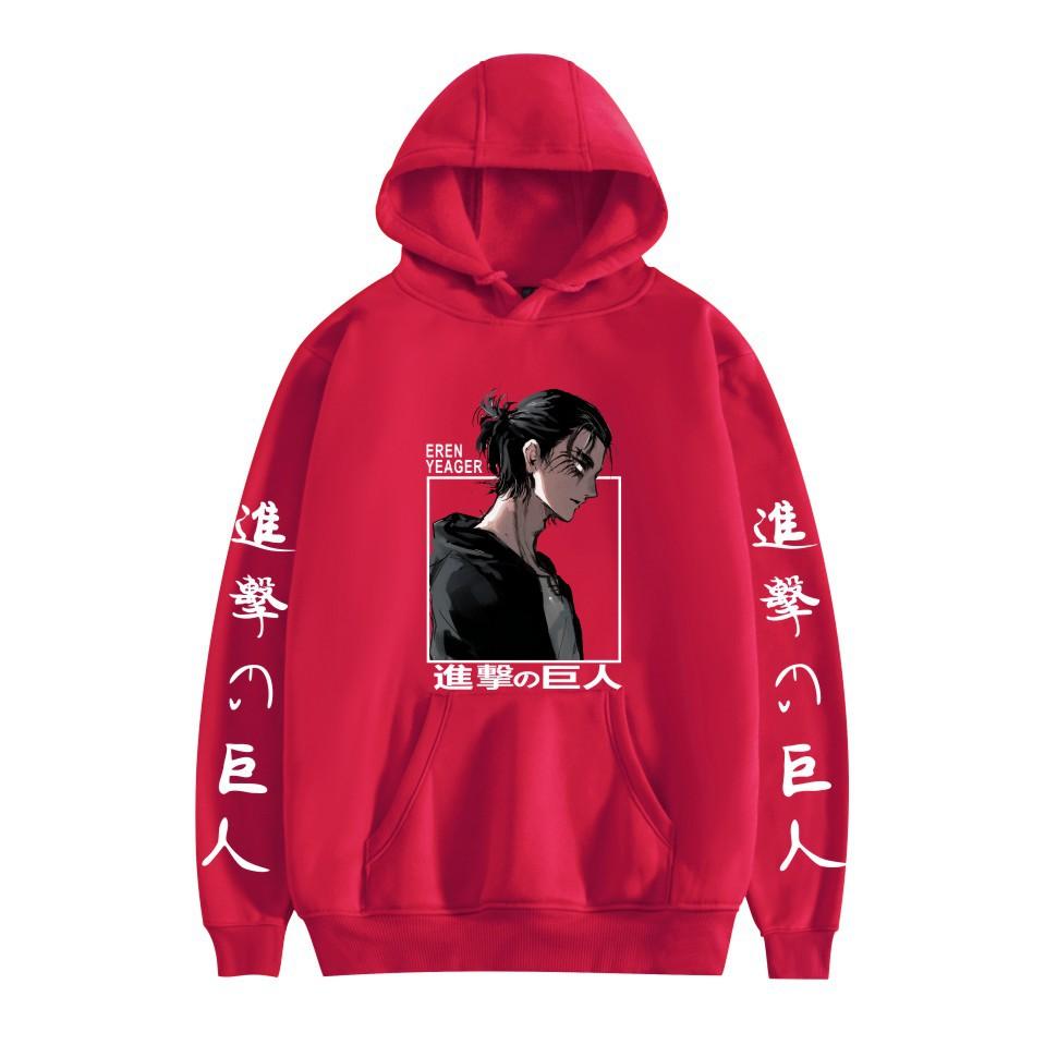 Attack On Titan Hoodie Men Women Shingeki No Kyojin Print Anime Clothing Loose Casual Streetwear Unisex Aesthetic Korean Clothing