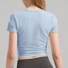 Women's Yoga Fitness Short Sleeve Top DX03