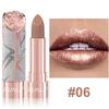 Rossetto Perlato Metallizzato ad Alta Lucentezza per Donna Lucidalabbra Solido Impermeabile Resistente alle Macchie Lunga Tenuta Glitterato Rossetto Diamante
