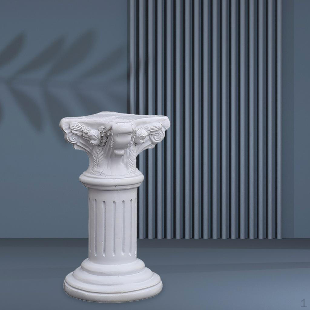 

Миниатюрный подсвечник в римском столбе для домашнего декора S Round