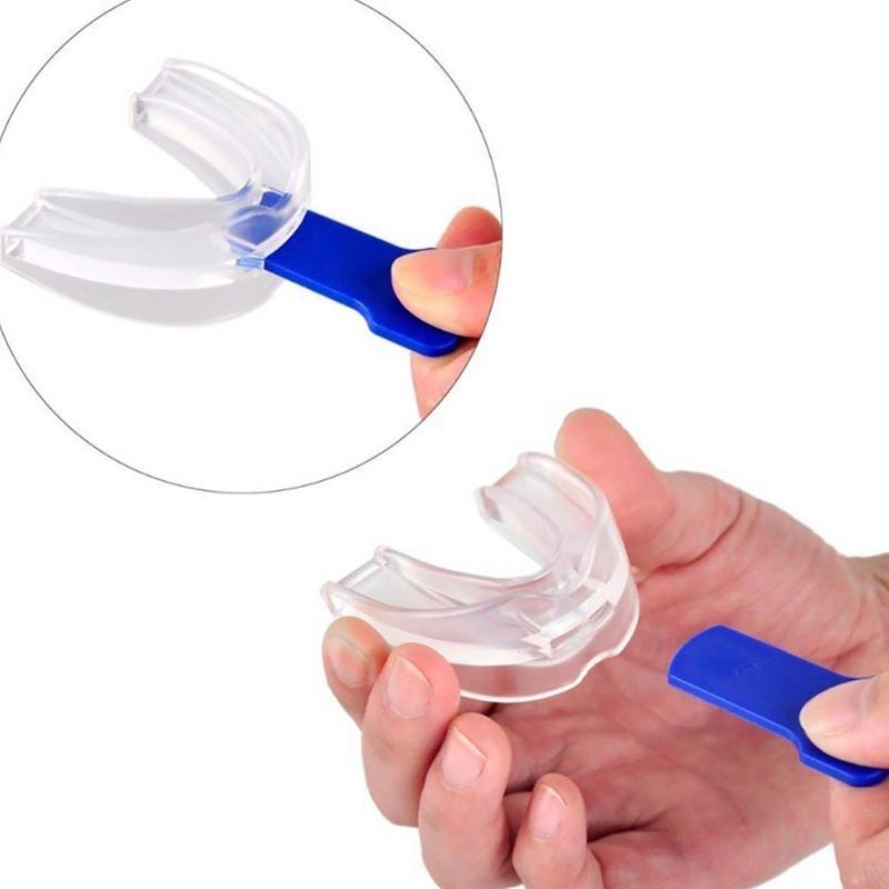 E0BD Anti-Snoring Braces Anti Molar Braces Protect Teeth Protective Cover Mouth Guard Adjustable for Men Women