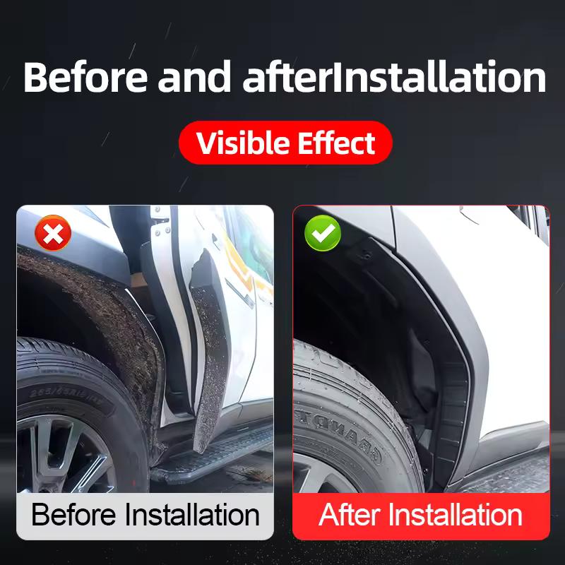 Garde-boue Pare-éclaboussures Pour 2024 2025 Toyota Land Cruiser 250 Prado LC250 Accessoires Extérieurs Garde-boue Bavettes Aile