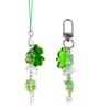 High Quality Beaded Clovers Keychain Sturdy Phone Pendant Phone Charm Accessory for Personalizing Your Phone or Bag